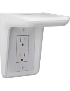 Estante de Pared Multiusos Knox Gear Blanco con Gestión de Cables 2