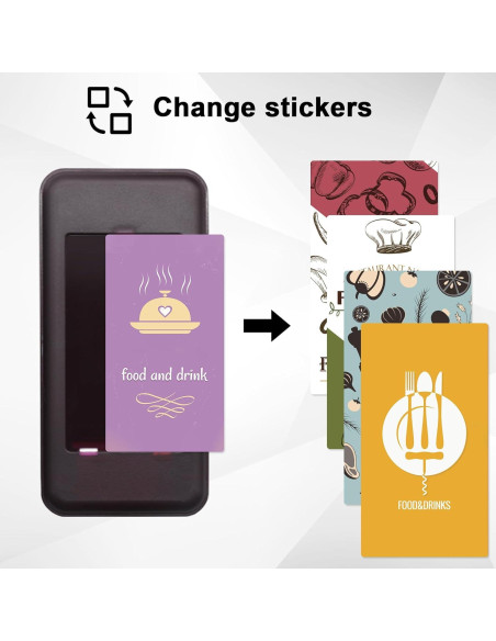 Sistema de Pagers Inalámbrico Daytech 10 Pagers - Buzzer y Vibración