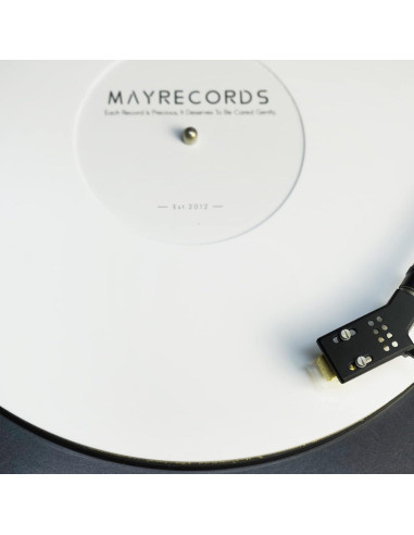 Alfombrilla Antiestática para Turntable 30 cm sdroceRyaM Blanco