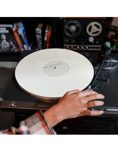 Alfombrilla Antiestática para Turntable 30 cm sdroceRyaM Blanco