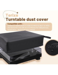 Cubierta de Polvo para Tocadiscos Terixe Nylon Impermeable 2