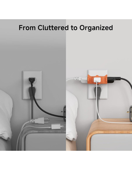 Adaptador de Enchufe de 3 Vías Cable Matters 15A 3-Pack