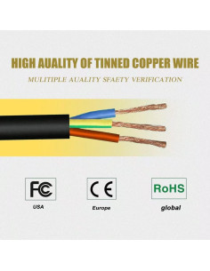 Adaptador de CA Omilik para Pyle PP555 PP444 1.83m 2