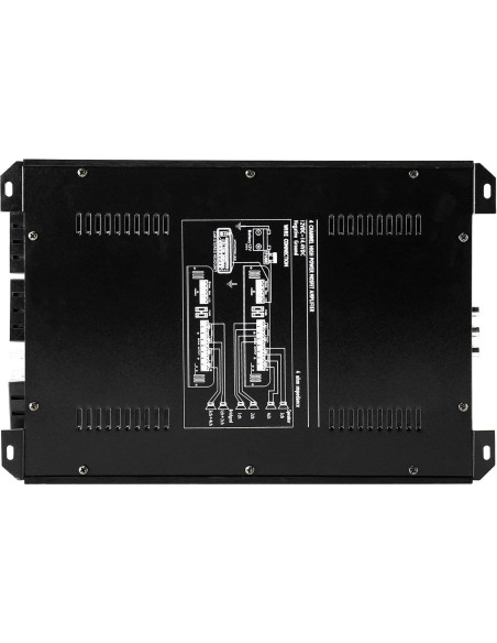 Amplificador de 4 Canales YaeCCC 2000W para Coche K-1500.4