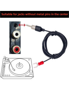 Cable de Tierra para Tocadiscos Technics 1.52m Komitasui 2