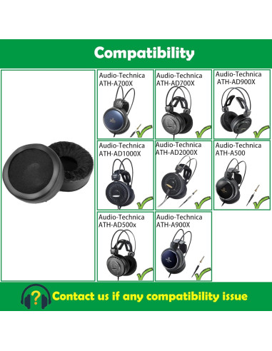 Almohadillas de Reemplazo Audio-Technica ATH Suaves 44.83g