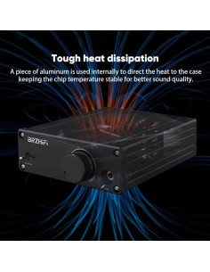 Amplificador Digital de Potencia BRZHIFI PAD-MA1 80W x 2 2.0 Canal 2