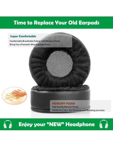 Almohadillas de Reemplazo Audio-Technica ATH Suaves 44.83g