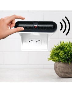 Estante de Pared Power Perch Storage Theory - Blanco, 4.54 kg 2