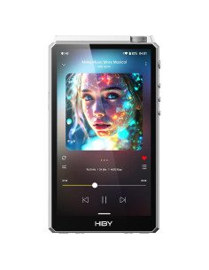 Reproductor de Audio Portátil HiBy R6 III 2025 Plata, 4 DACs, Bluetooth 5.0