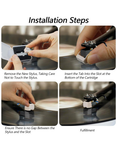 Aguja de Reemplazo para Tocadiscos Audio-Technica ATN3600L