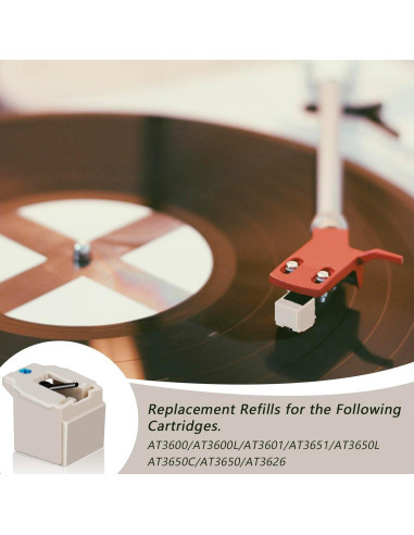 Aguja de Reemplazo para Tocadiscos Audio-Technica ATN3600L