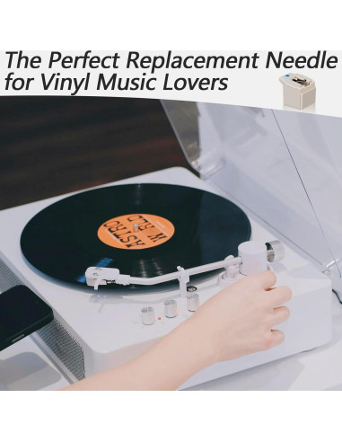 Aguja de Reemplazo para Tocadiscos Audio-Technica ATN3600L