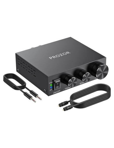 Amplificador de Audio PROZOR TPA3221 288W, DAC 192KHz, AUX