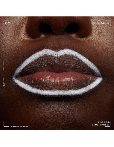 Lápiz Labial Mate NYX Gimme Drama 1.13g - Larga Duración