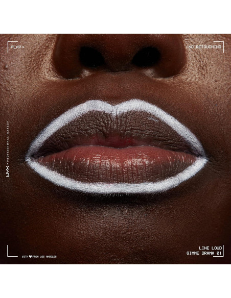 Lápiz Labial Mate NYX Gimme Drama 1.13g - Larga Duración