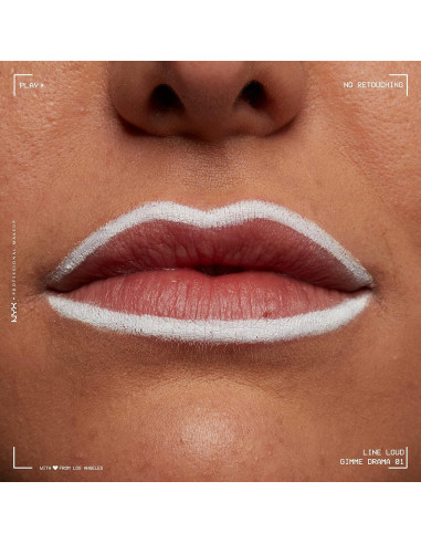 Lápiz Labial Mate NYX Gimme Drama 1.13g - Larga Duración