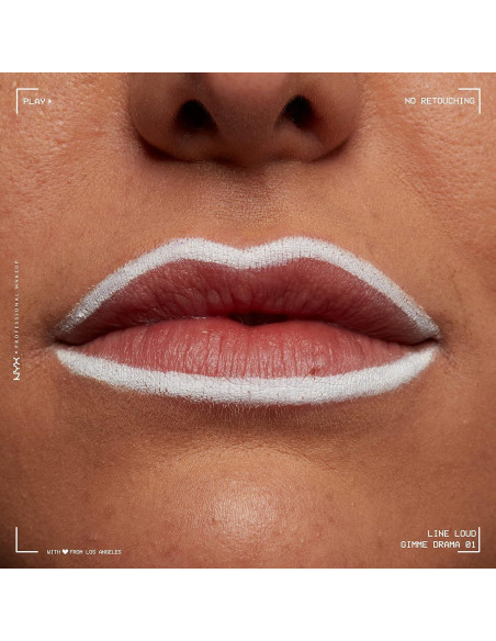 Lápiz Labial Mate NYX Gimme Drama 1.13g - Larga Duración