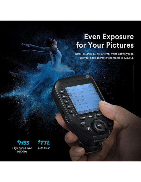 Disparador Inalámbrico Godox XProII-O TTL HSS 1/8000s Bluetooth