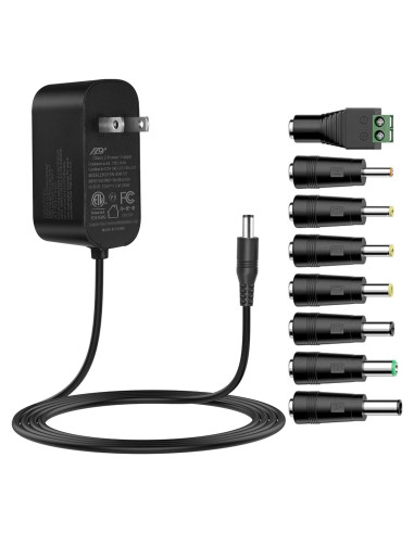 Adaptador de Alimentación Tonton 12V 2A 24W con 8 Puntas