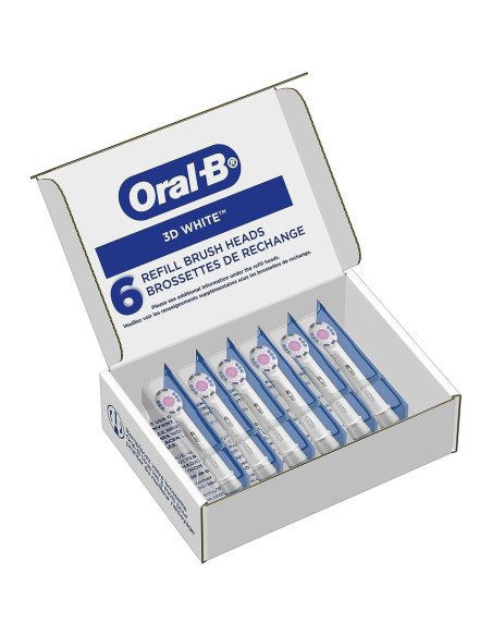 Cabezas de cepillo Oral-B 3D White - Paquete de 6 unidades