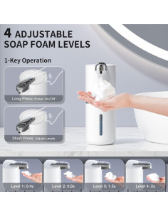 Dispensador Automático de Jabón Espumoso CHICLEW 400ML 2