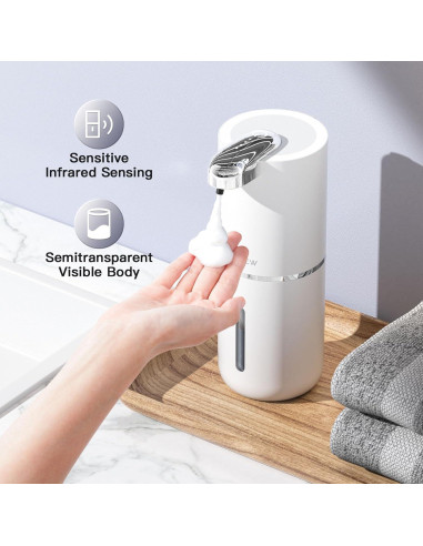 Dispensador Automático de Jabón Espumoso CHICLEW 400ML