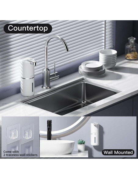 Dispensador Automático de Jabón Espumoso CHICLEW 400ML