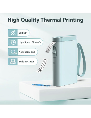 Impresora de Etiquetas TYPONOS P21 Bluetooth Mini 16.89cm