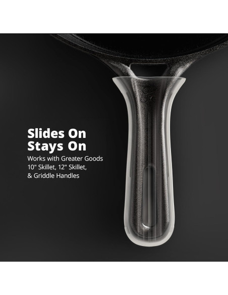 Cubierta de Mango de Silicona Greater Goods para Sartén Hierro Fundido