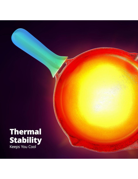 Cubierta de Mango de Silicona Greater Goods para Sartén Hierro Fundido