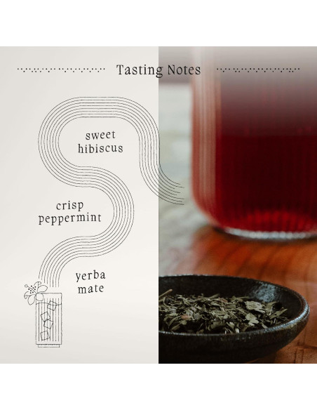 Té de Yerba Mate Orgánico Katú Rosella 500g con Hibisco y Menta