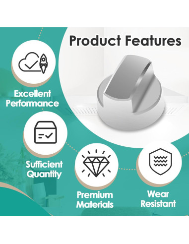 2 Perillas de Capó Gfdoso 811195 para Sub-Zero Wolf - Reemplazo