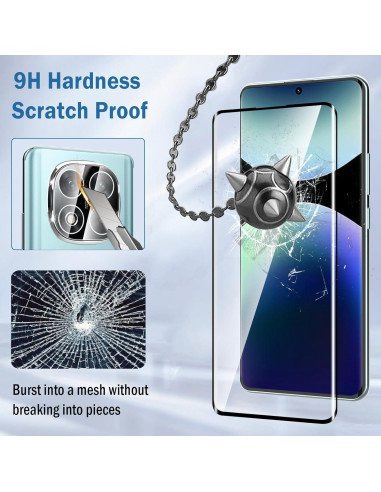 Protector de Pantalla 3D Natbok para Redmi Note 14 Pro+ 5G