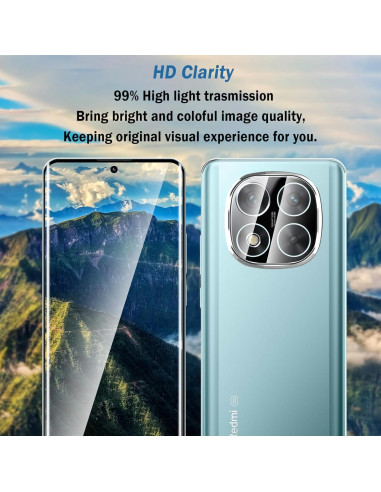 Protector de Pantalla 3D Natbok para Redmi Note 14 Pro+ 5G