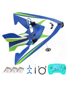 Avión RC Bezgar XC-H107B - 30 Min Vuelo, 3 Baterías