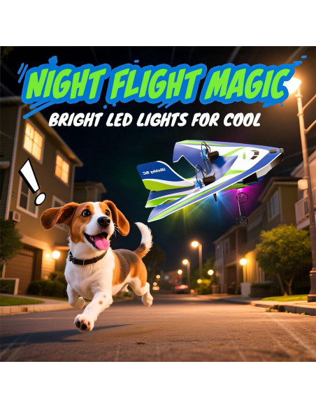 Avión RC Bezgar XC-H107B - 30 Min Vuelo, 3 Baterías