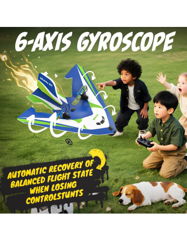 Avión RC Bezgar XC-H107B - 30 Min Vuelo, 3 Baterías