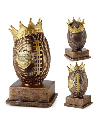 Trofeo de Fútbol Quelay TAN2117 15.24 cm Oro Bronce