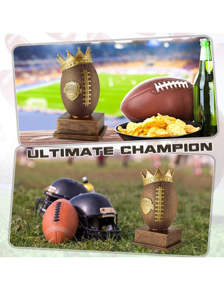 Trofeo de Fútbol Quelay TAN2117 15.24 cm Oro Bronce