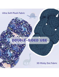 Inserto para Asiento de Auto Bebés Pea Pod Dinosaurio 3D 2