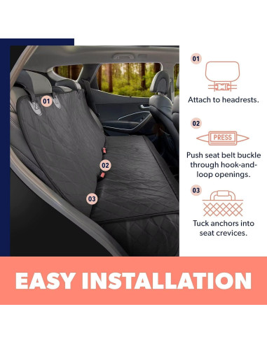 Cubierta de Asiento para Perros INDAN IMPORT B&G Universal 600D