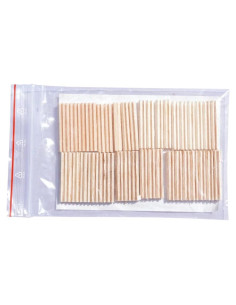 Filtros de balsa 6mm Gasparini 120 piezas (3 paquetes)