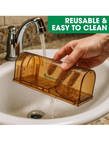Trampas Humanas para Ratones CaptSure - 2 Unidades Reutilizables