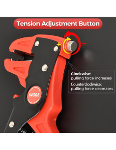 Pelacables Automático WGGE 2 en 1 Ajustable 10-24 AWG 2