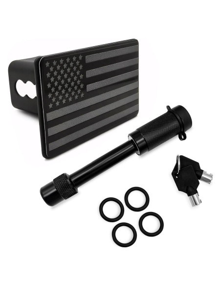 Cubierta de Enganche de Remolque Ohleats 2" Acero Negro