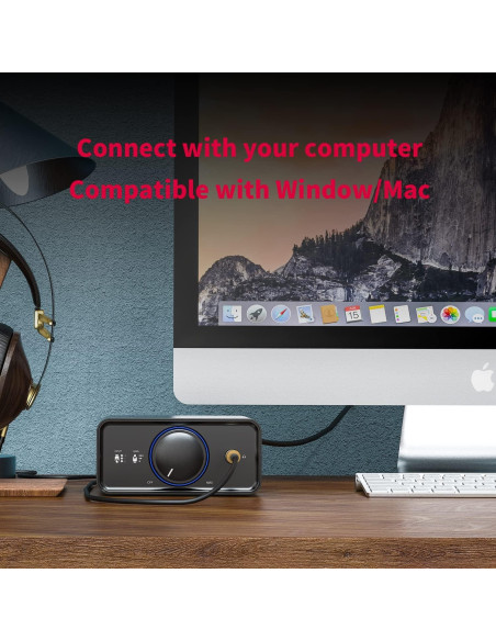 Amplificador FiiO K5Pro ESS DAC Portátil 768KHz 32Bit Negro