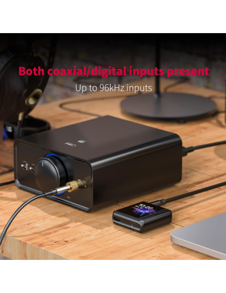 Amplificador FiiO K5Pro ESS DAC Portátil 768KHz 32Bit Negro