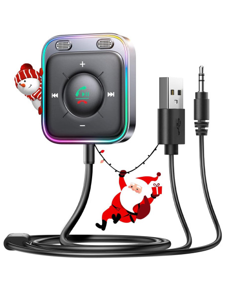 Adaptador de Coche Bluetooth 5.4 JOYROOM JR-CB3 AUX Negro