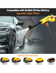 Lavadora a Presión Inalámbrica Vokoroad 1000 PSI 20V Max 2